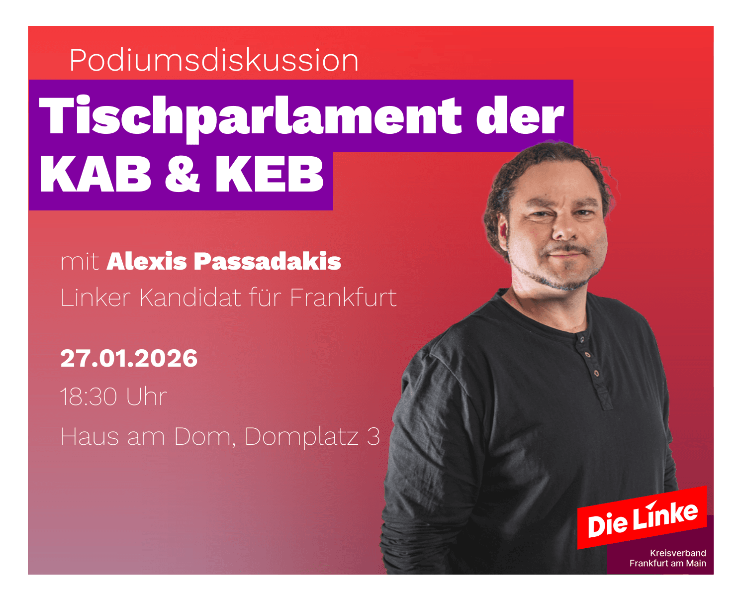Tischparlament der Katholische Arbeitnehmer-Bewegung und der Katholische Erwachsenenbildung