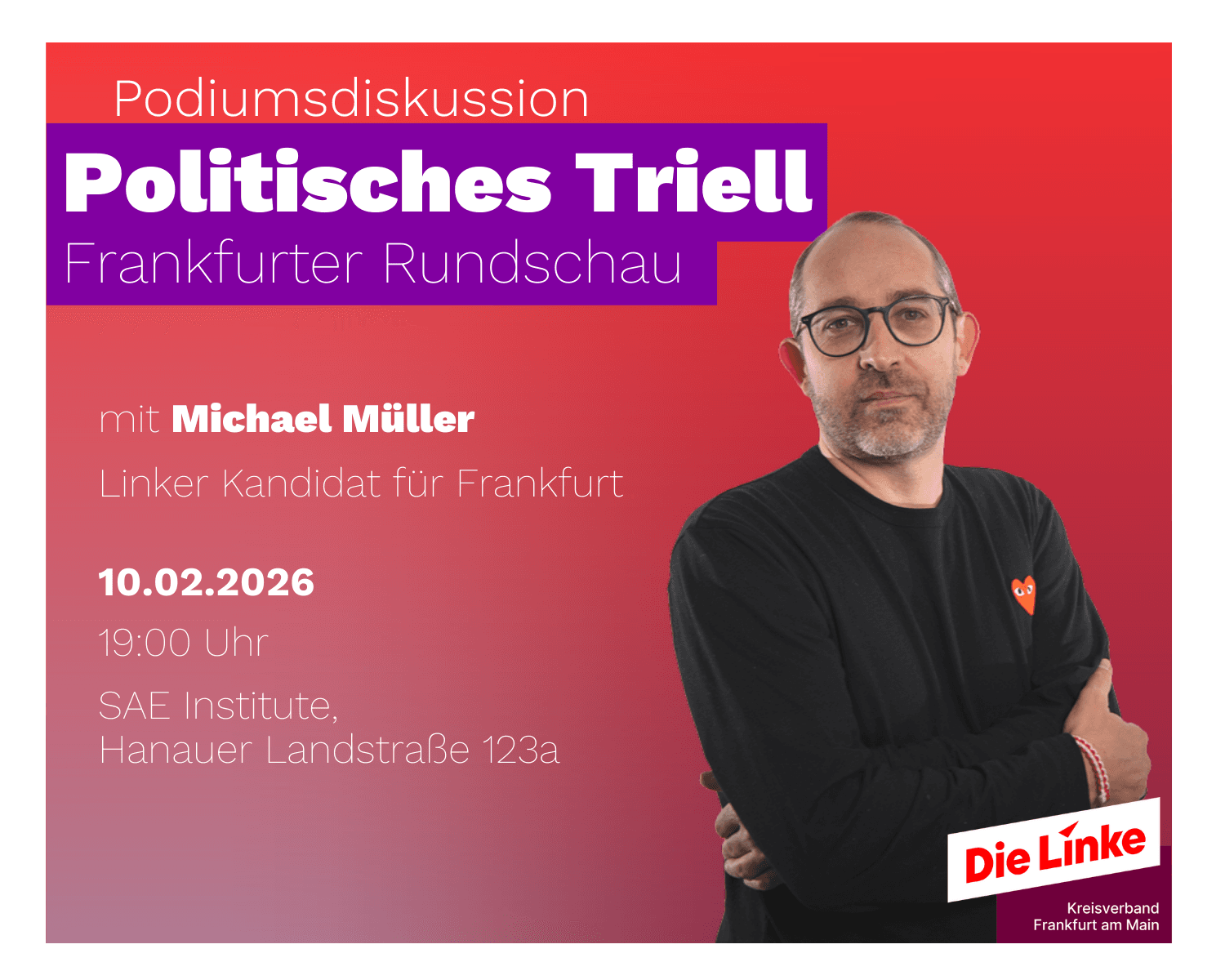 Politisches Triell der Frankfurter Rundschau - Mit Michael Müller!